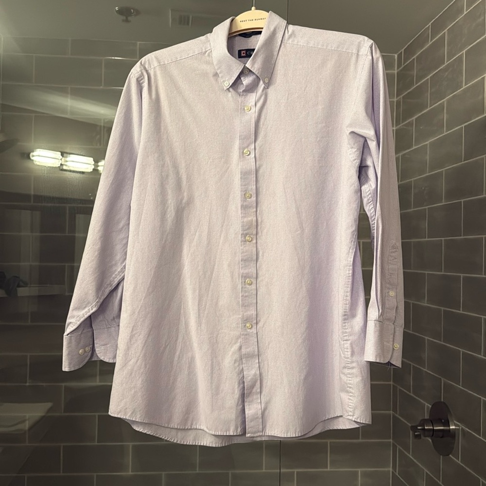 Purple Gingham Dress Shirt